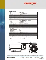 Предварительный просмотр 2 страницы SECO-LARM Enforcer EV-133C-DWBWQ Specification Sheet