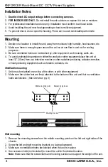 Preview for 4 page of SECO-LARM ENFORCER PH-U1612-PULQ Manual