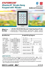 SECO-LARM ENFORCER SK-B141-PQ Installation And Mounting Instructions preview