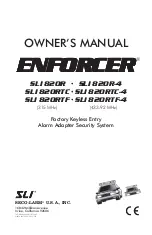 SECO-LARM Enforcer SLI 820RTC-4 Owner'S Manual preview