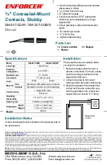 SECO-LARM ENFORCER SM-207-5Q/W Manual preview