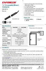 SECO-LARM ENFORCER SM-207Q Manual предпросмотр