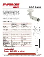 SECO-LARM Enforcer Video EV-1354C12(PAL) Specification Sheet предпросмотр