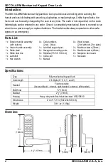 Предварительный просмотр 2 страницы SECO-LARM SD-962H-8LAQ Manual