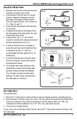 Предварительный просмотр 7 страницы SECO-LARM SD-962H-8LAQ Manual