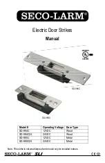 Preview for 1 page of SECO-LARM SD-994C Manual