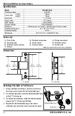 Предварительный просмотр 2 страницы SECO-LARM SD-995C-D3Q Manual