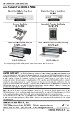 Preview for 2 page of SECO-LARM SD-995C-LE25 Manual