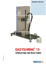 Предварительный просмотр 1 страницы Seco EASYSHRINK 15 Operating Instructions Manual