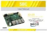 Seco SBC ADLER User Manual preview