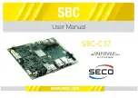 Предварительный просмотр 1 страницы Seco SBC-C57 User Manual