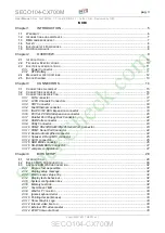 Preview for 3 page of Seco SECO104-CX700M User Manual