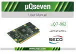 Seco uQseven uQ7-962 User Manual предпросмотр