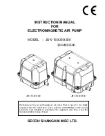 Secoh JDK-150 Instruction Manual preview