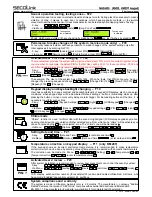 Предварительный просмотр 4 страницы SECOLink MAS-800 Short User Manual