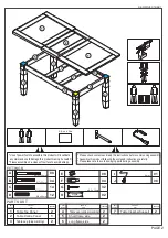 Preview for 2 page of Seconique Furniture CORONA EXTENDING TABLE Assembly Instructions Manual