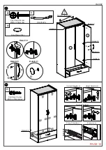 Preview for 12 page of Seconique Furniture NEVADA 2 DOOR 1 DRAWER WARDROBE Assembly Instructions Manual