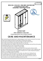 Seconique Furniture NEVADA 4 DOOR 2 DRAWER WARDROBE Assembly Instructions Manual preview