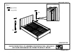 Предварительный просмотр 5 страницы Seconique Amelia 4'6" Bed Assembly Instructions