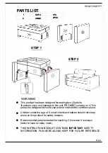 Предварительный просмотр 2 страницы Seconique ASTORIA SOFA BED Assembly Instructions