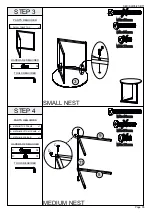 Preview for 5 page of Seconique ATHENS ROUND 3PC NEST OF TABLES Assembly Instructions Manual