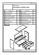 Preview for 3 page of Seconique BELLINGHAM 3 DRAWER CHEST Quick Start Manual