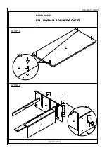 Preview for 7 page of Seconique BELLINGHAM 3 DRAWER CHEST Quick Start Manual