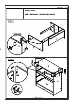 Preview for 8 page of Seconique BELLINGHAM 3 DRAWER CHEST Quick Start Manual