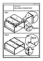 Preview for 9 page of Seconique BELLINGHAM 3 DRAWER CHEST Quick Start Manual