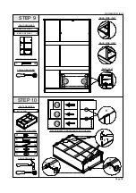 Предварительный просмотр 8 страницы Seconique BLACK WOOD GRAIN LISBON 3 DOOR WARDROBE Assembly Instructions Manual