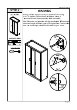 Предварительный просмотр 14 страницы Seconique BLACK WOOD GRAIN LISBON 3 DOOR WARDROBE Assembly Instructions Manual