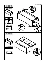 Предварительный просмотр 7 страницы Seconique BLACK WOOD GRAIN LISBON BLANKET BOX Assembly Instructions Manual