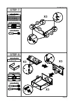 Preview for 7 page of Seconique BLACK WOOD GRAIN LISBON Aassembly Instructions