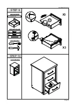 Preview for 8 page of Seconique BLACK WOOD GRAIN LISBON Aassembly Instructions