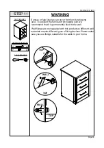 Preview for 9 page of Seconique BLACK WOOD GRAIN LISBON Aassembly Instructions