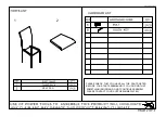 Предварительный просмотр 5 страницы Seconique CHARISMA 4' DINING TABLE Assembly Instructions Manual