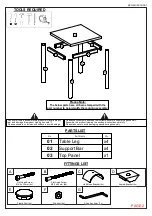 Предварительный просмотр 2 страницы Seconique CHARISMA LAMP TABLE Assembly Instructions