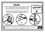 Предварительный просмотр 9 страницы Seconique CHARLES 1 DRAWER DRESSING TABLE & MIRROR FRAME Assembly Instructions Manual