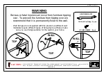 Preview for 9 page of Seconique CHARLES COMPUTER DESK Assembly Instructions Manual