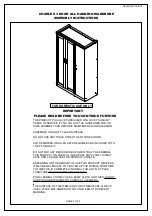 Seconique CHARLES Assembly Instructions Manual предпросмотр