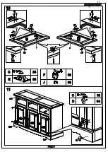 Предварительный просмотр 6 страницы Seconique Corona 3 Door 3 Drawer Sideboard Assembly Instructions Manual