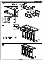 Предварительный просмотр 7 страницы Seconique Corona 3 Door 3 Drawer Sideboard Assembly Instructions Manual