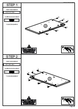 Предварительный просмотр 4 страницы Seconique CORONA 3 DRAWER BEDSIDE Assembly Instructions Manual