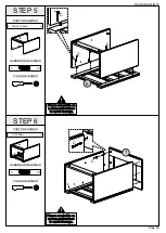 Предварительный просмотр 6 страницы Seconique CORONA 3 DRAWER BEDSIDE Assembly Instructions Manual