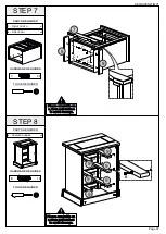 Предварительный просмотр 7 страницы Seconique CORONA 3 DRAWER BEDSIDE Assembly Instructions Manual