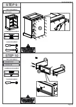 Предварительный просмотр 8 страницы Seconique CORONA 3 DRAWER BEDSIDE Assembly Instructions Manual