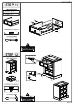 Предварительный просмотр 9 страницы Seconique CORONA 3 DRAWER BEDSIDE Assembly Instructions Manual