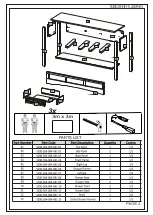 Preview for 2 page of Seconique CORONA 3 DRAWER CONSOLE TABLE WITH SHELF Assembly Instructions Manual