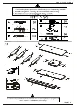 Preview for 3 page of Seconique CORONA 3 DRAWER CONSOLE TABLE WITH SHELF Assembly Instructions Manual