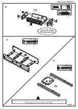 Preview for 4 page of Seconique CORONA 3 DRAWER CONSOLE TABLE WITH SHELF Assembly Instructions Manual